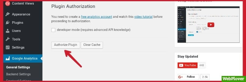 Add Google Analytics To Wordpress