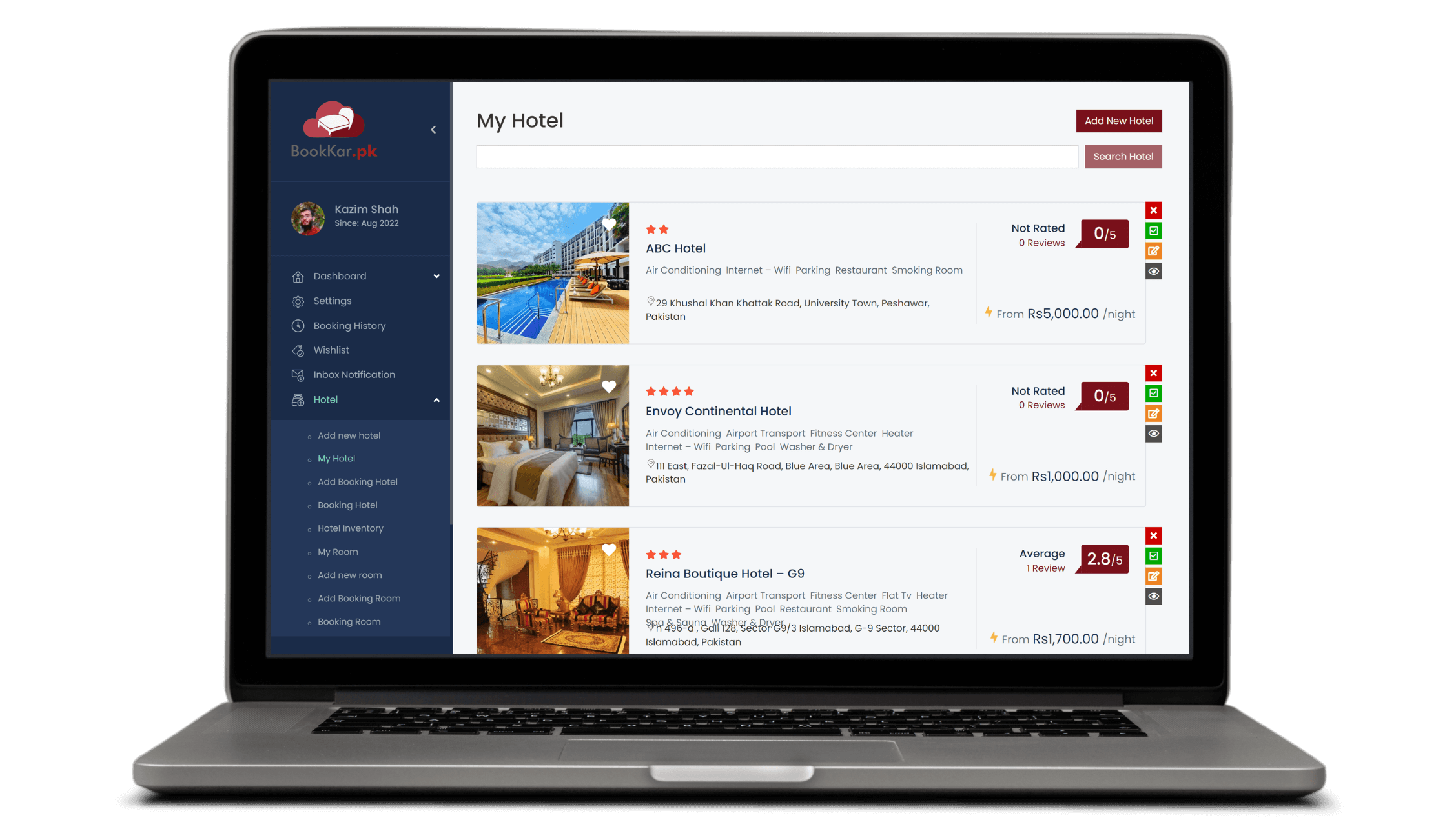 BookKar 2 backend - WebPlover