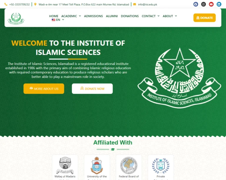 Institute of Islamic Sciences, Islamabad